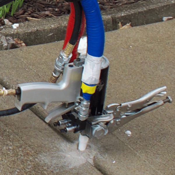 Image showing the injection gun used when injecting Polypier.