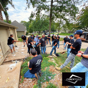 Image showing trainees at the PolyPier School held in Sept. 2025.