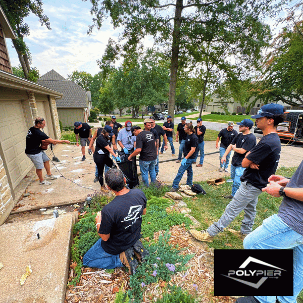 Image showing trainees at the PolyPier School held in Sept. 2025.